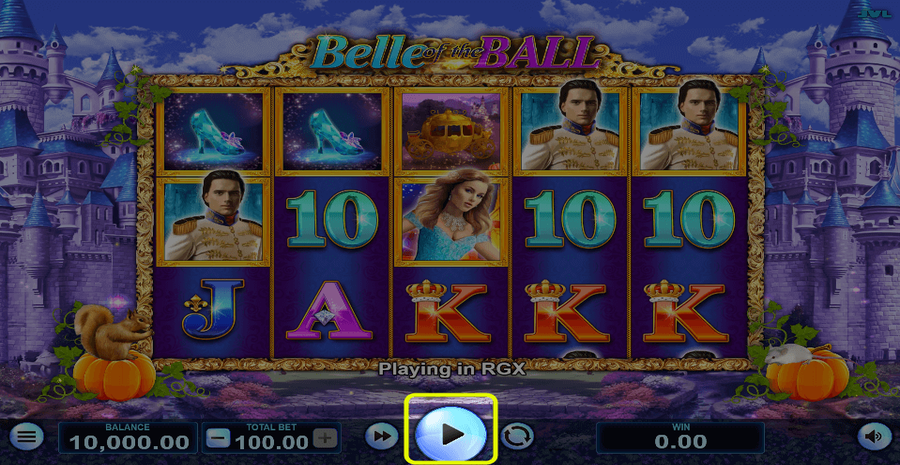 Belle Of The Ball Spin Button