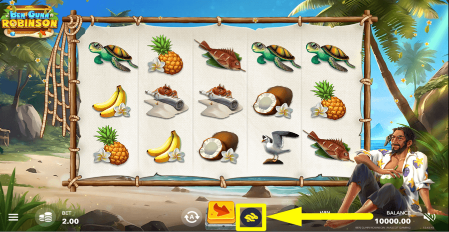 Ben Gunn Robinson Quick Spin Feature