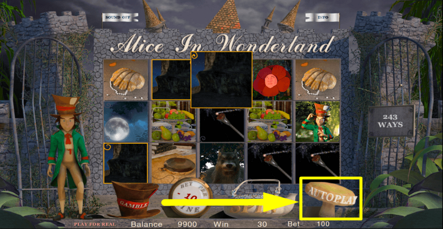 Betconstruct Alice In Wonderland Autoplay Feature
