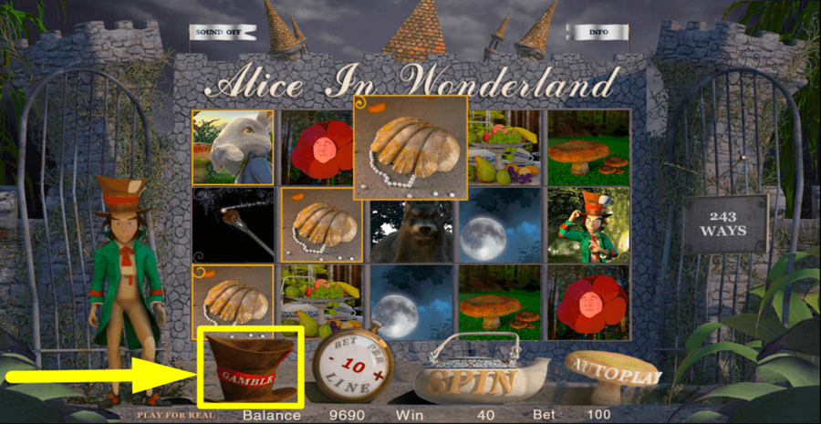 Betconstruct Alice In Wonderland Gamble Feature