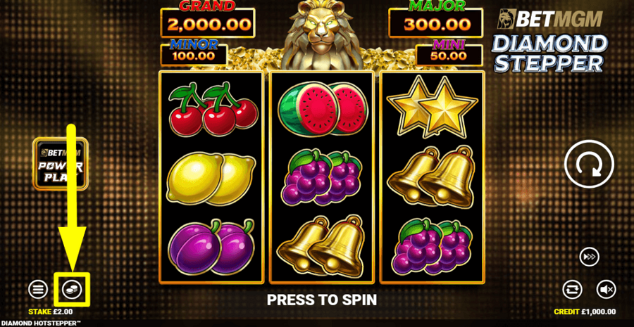 Betmgm Diamond Stepper Bet Value