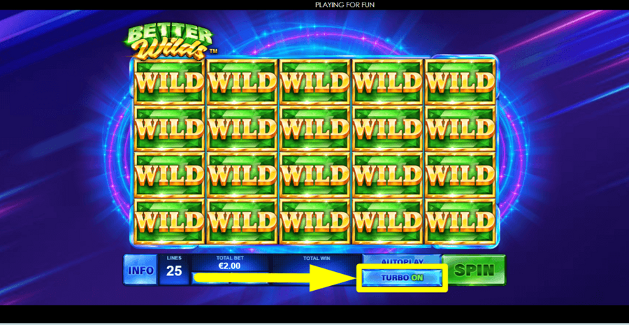Better Wilds Turbo Feature