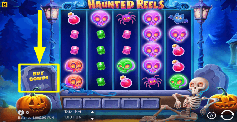 Bgaming Haunted Reels Buy Feature