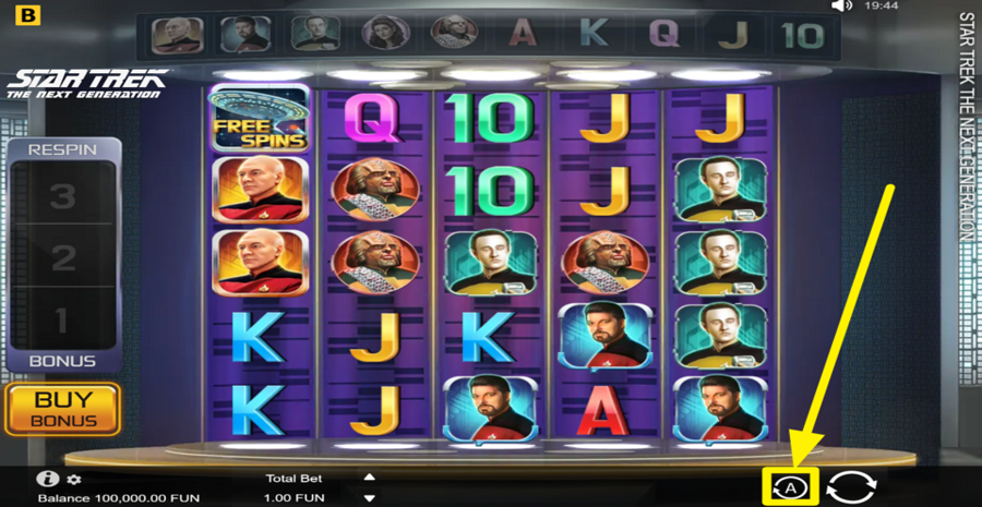 Bgaming Star Trek The Next Generation Autoplay