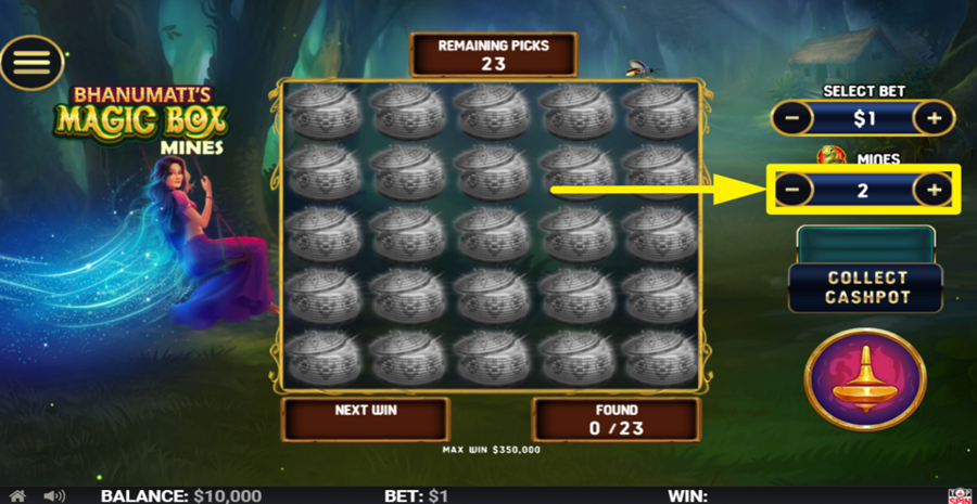 Bhanumatis Magic Box Mines Adjust Mines
