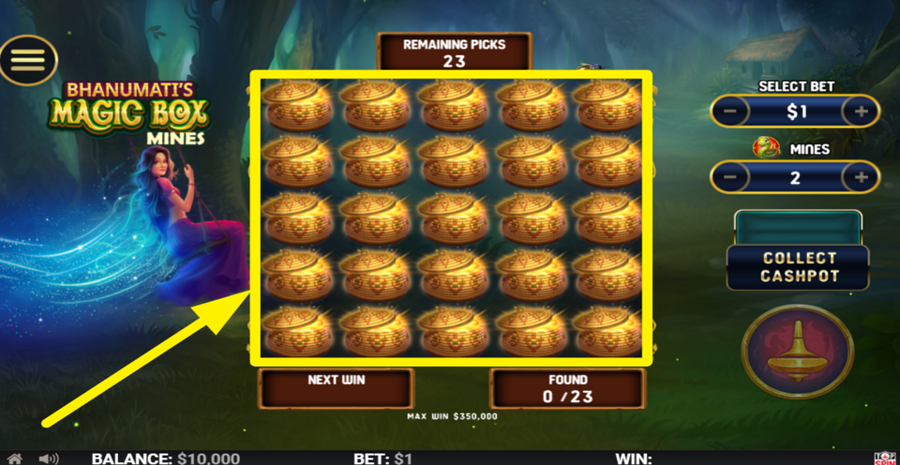 Bhanumatis Magic Box Mines Pick A Box