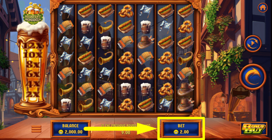 Bierfest Bonanza Bet Value