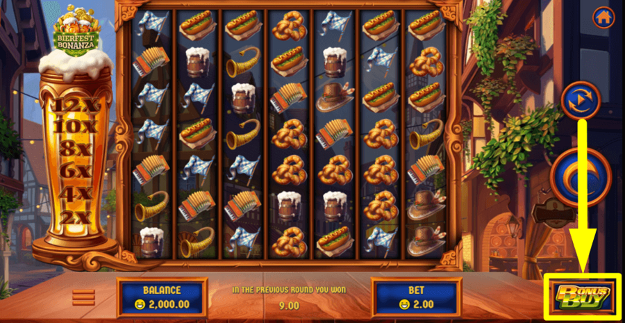 Bierfest Bonanza Buy Feature