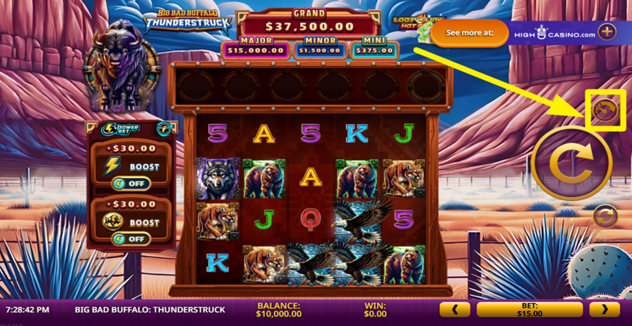 Big Bad Buffalo Thunderstruck Turbo