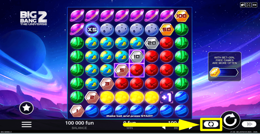 Big Bang 2 The Universe Autoplay Feature