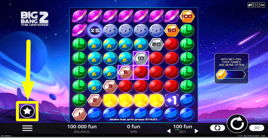 Big Bang 2 The Universe Buy Feature