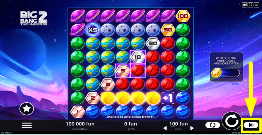 Big Bang 2 The Universe Turbo Feature