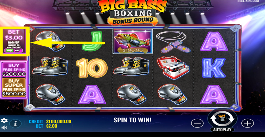 Big Bass Boxing Bonus Round Boost Bet