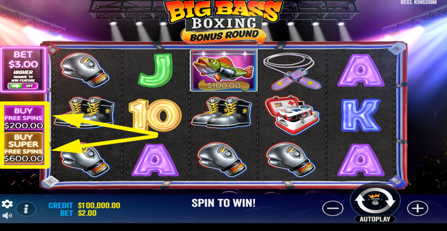 Big Bass Boxing Bonus Round Buy Bonus