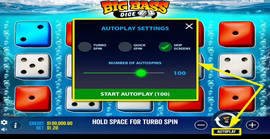 Big Bass Dice Autoplay