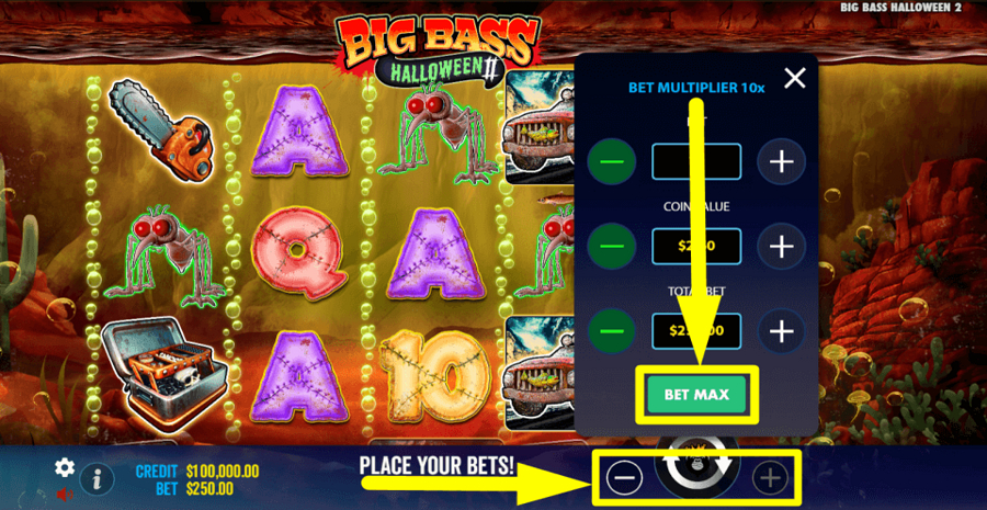 Big Bass Halloween Ii Bet Max Button