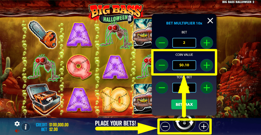 Big Bass Halloween Ii Coin Value