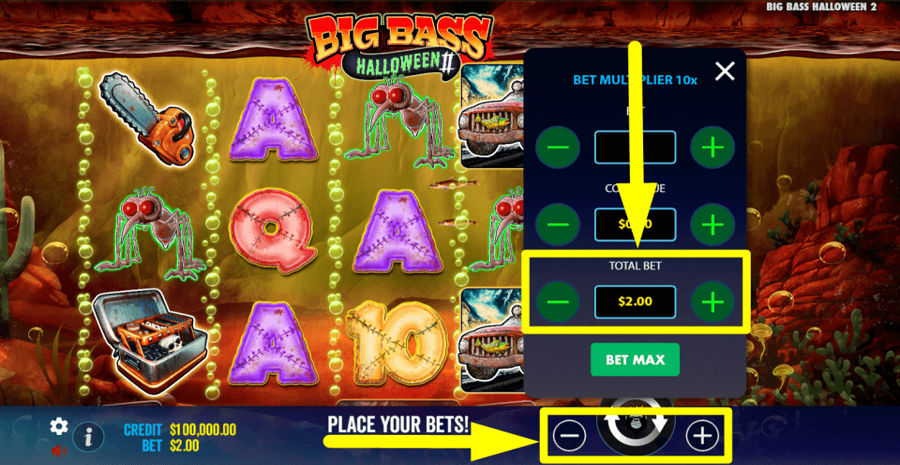 Big Bass Halloween Ii Total Bet Value