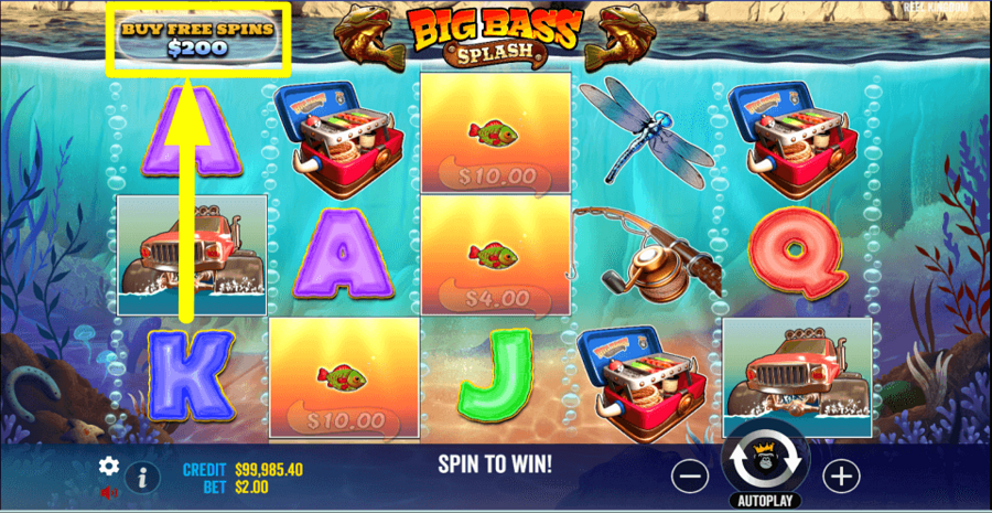 Big Bass Splash Buy Feature