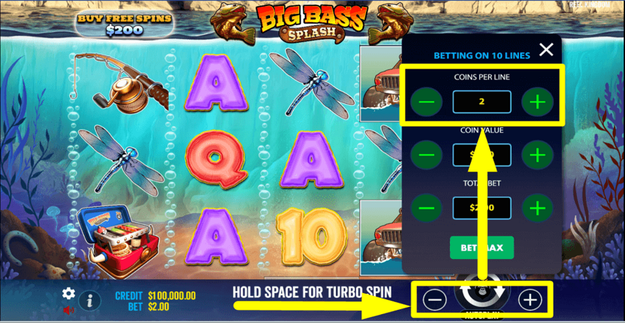 Big Bass Splash Coins Per Line
