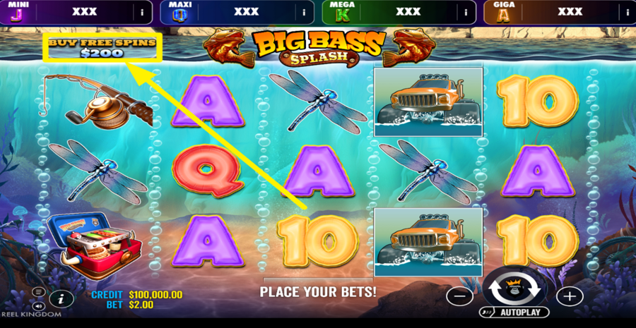 Big Bass Splash Oranje Jackpot Buy Bonus