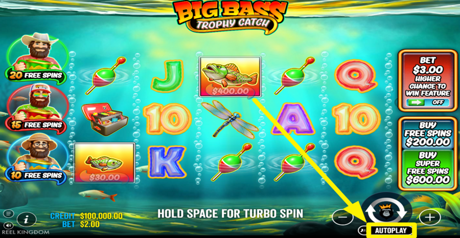 Big Bass Trophy Catch Autoplay