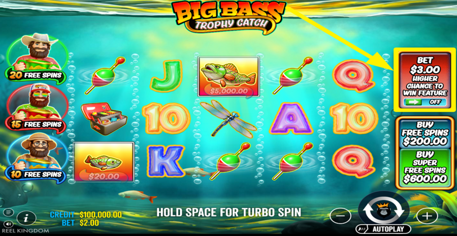 Big Bass Trophy Catch Bet Boost