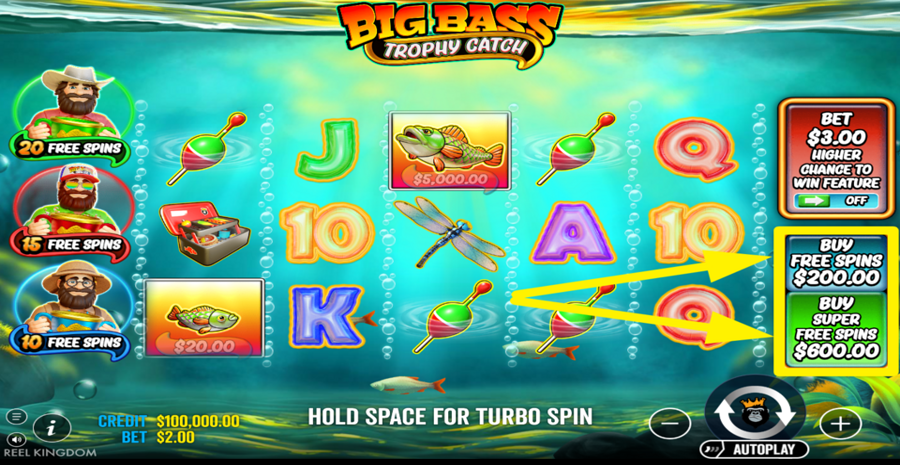 Big Bass Trophy Catch Buy Bonus