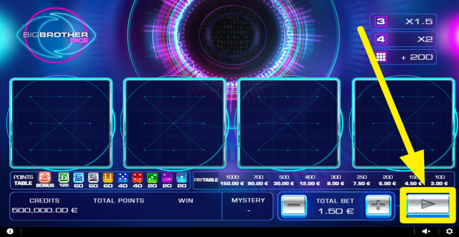 Big Brother Dice Play