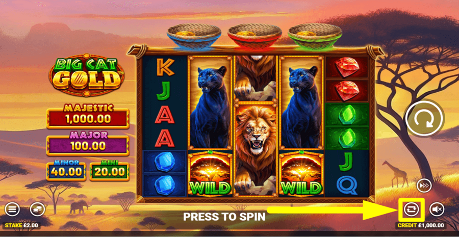 Big Cat Gold Autoplay Feature