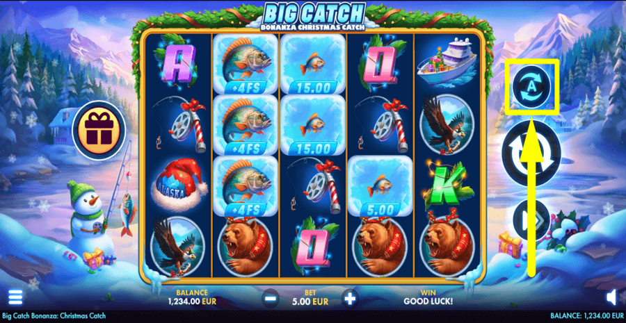Big Catch Bonanza Christmas Catch Autoplay Feature