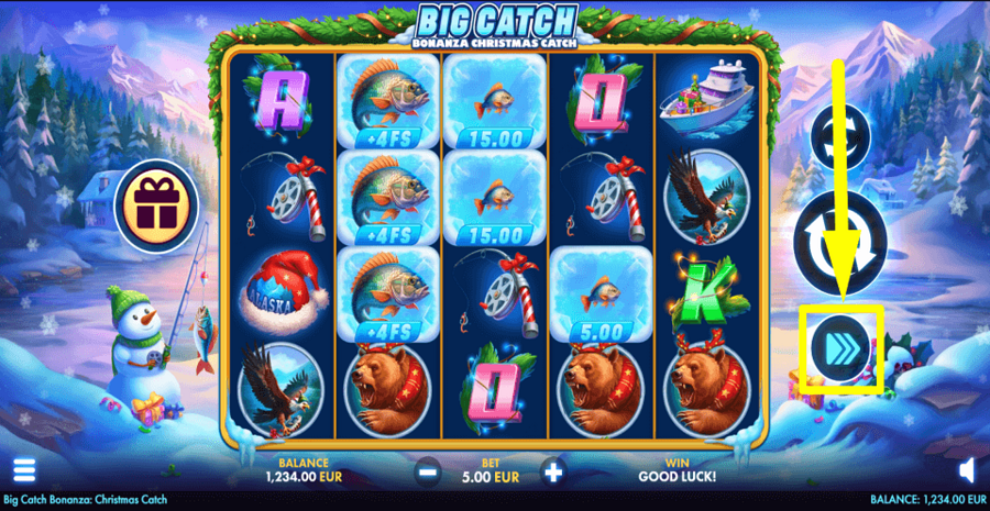 Big Catch Bonanza Christmas Catch Turbo Feature