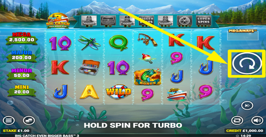 Big Catch Even Bigger Bass 3 Spin