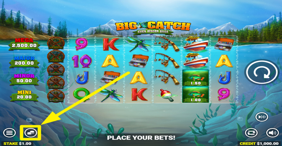 Big Catch Even Bigger Bass Adjust Bet