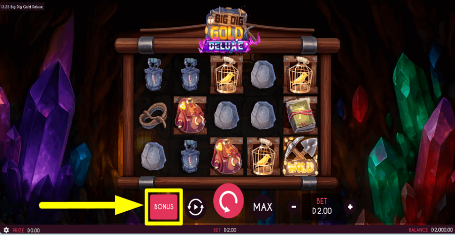 Big Dig Gold Deluxe Bonus Feature