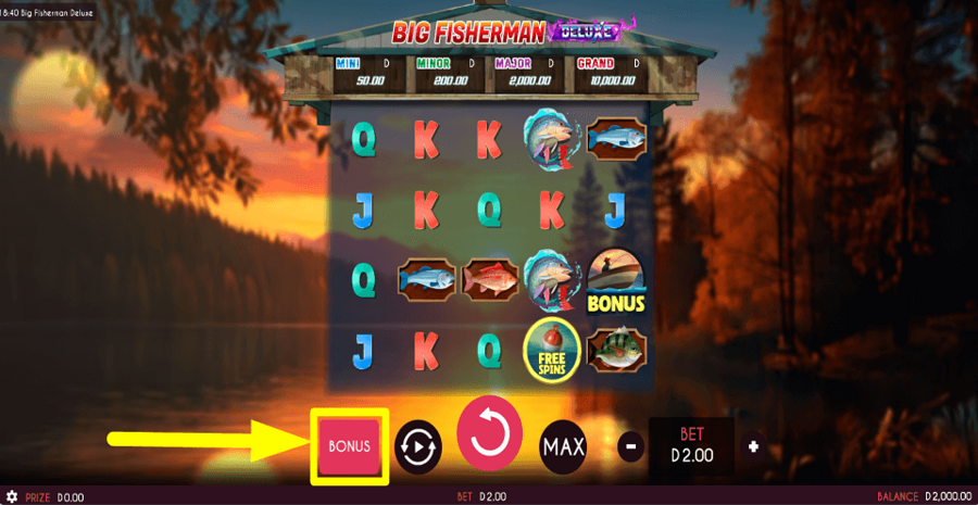 Big Fisherman Deluxe Bonus Feature