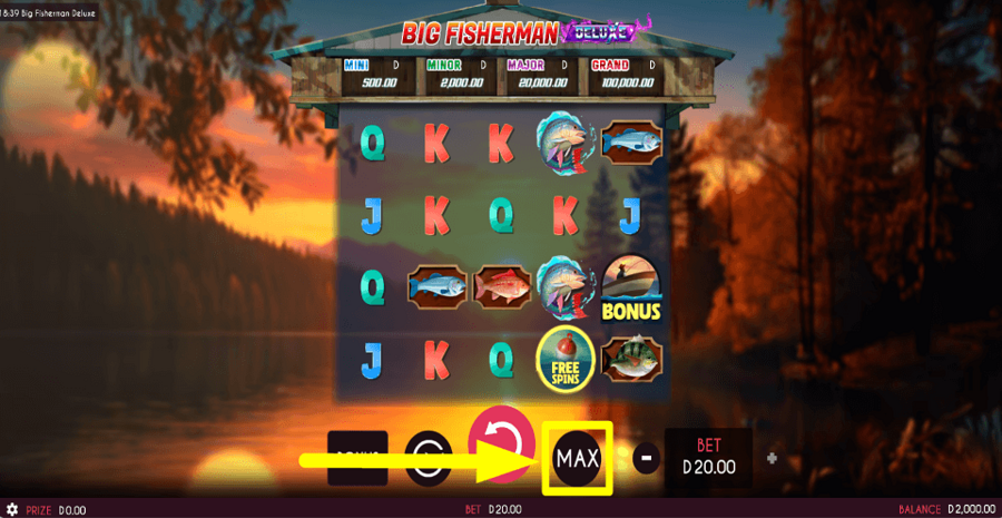 Big Fisherman Deluxe Max Button