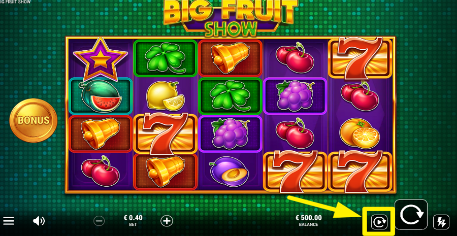 Big Fruit Show Autoplay