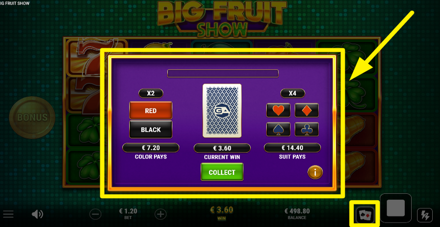 Big Fruit Show Gamble