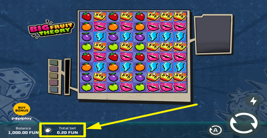 Big Fruit Theory Adjust Bet
