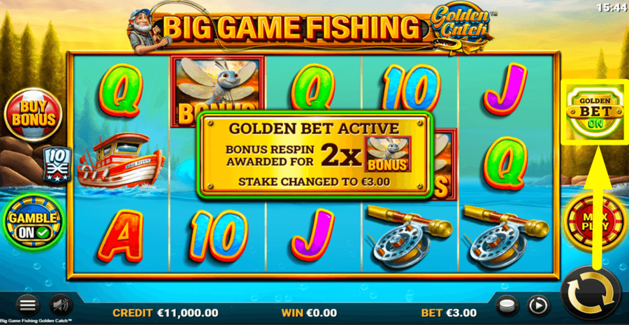 Big Game Fishing Golden Catch Golden Bet Feature