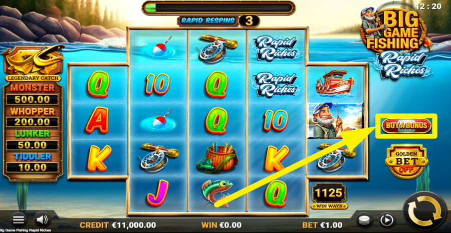 Big Game Fishing Rapid Riches Buy Bonus