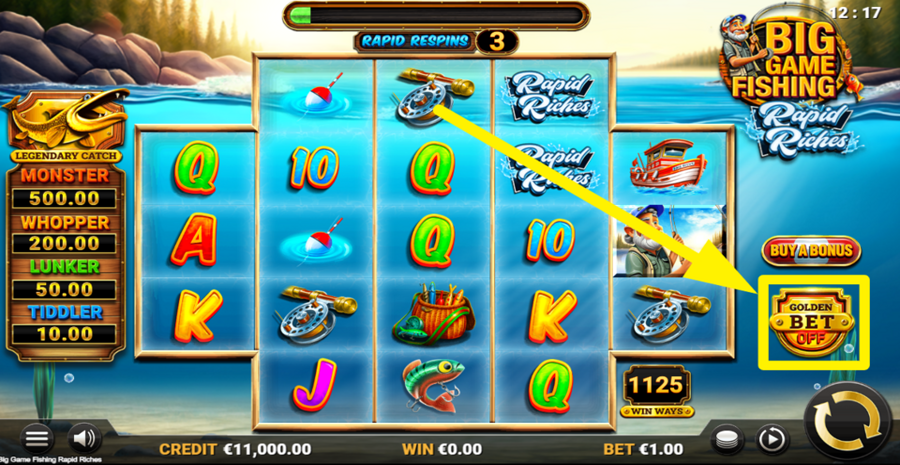 Big Game Fishing Rapid Riches Golden Bet