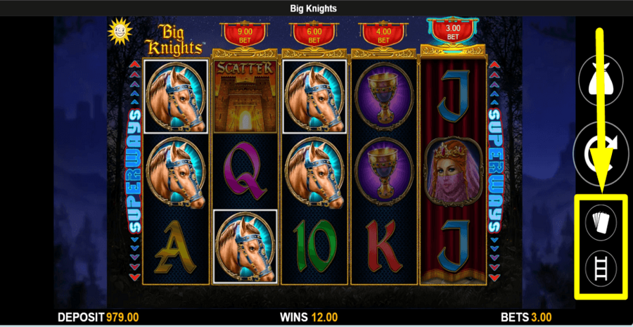 Big Knights Gamble Feature