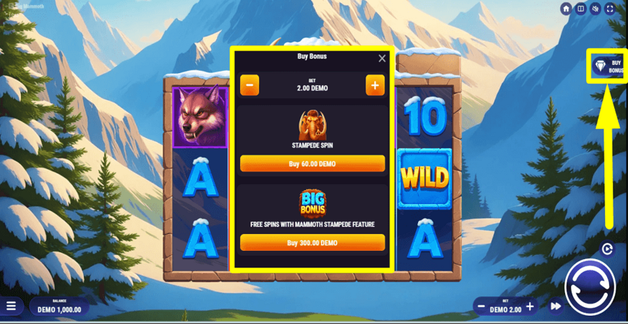 Big Mammoth Buy Feature