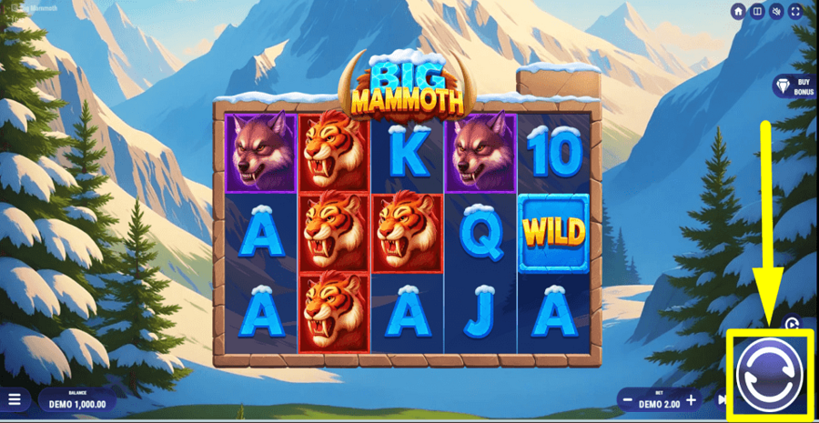 Big Mammoth Spin Button