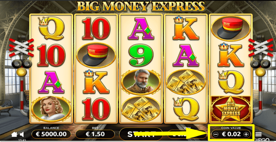 Big Money Express Bet Value