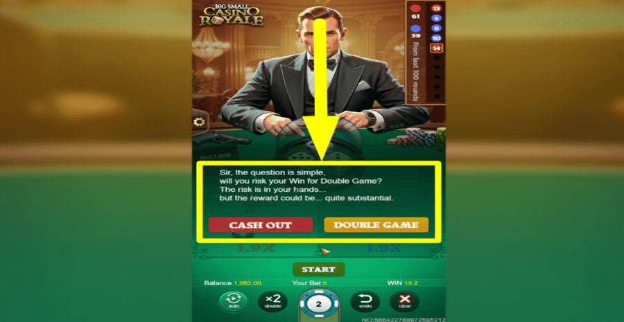Big Small Casino Royale Risk Feature