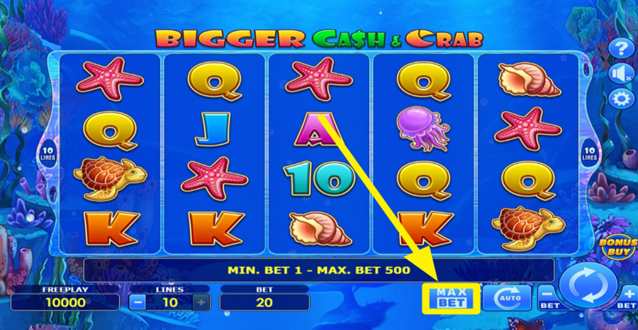 Bigger Cash And Crab Max Bet