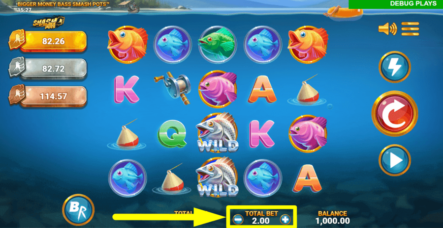 Bigger Money Bass Smash Pots Bet Value